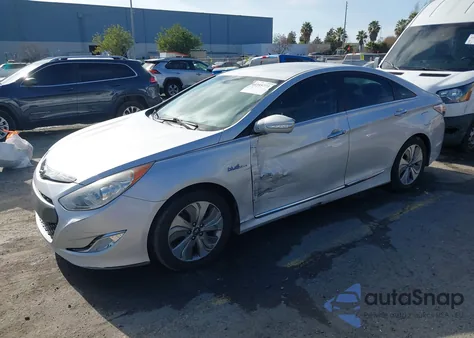 2015 Hyundai Sonata Hybrid Limited z USA, uszkodzony, nr VIN KMHEC4A44FA132201